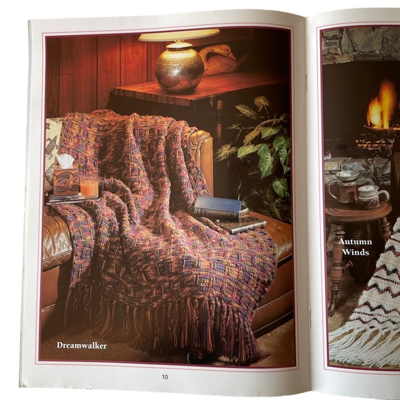LEISURE ARTS Instruction Book for Six Warm and Cozy Afghans - Picture 5 of 8